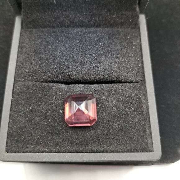 Ceylon Brown Sapphire Asscher Cut Certified Gemstone, 8.85 Carat - Picture 2 of 4